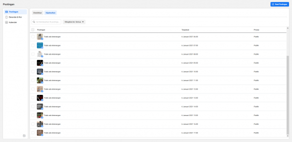 Menjadwal Postingan Facebook Business Suite
