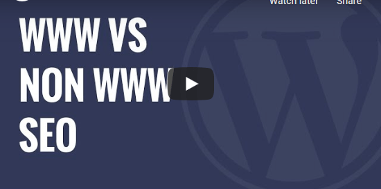 WWW vs non-WWW - Which is Better For WordPress SEO